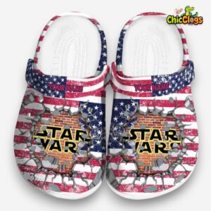 Custom Name Star Wars Freedom Splinter Unisex Crocs Clog Shoes - Image 3