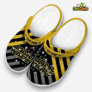 Custom Name Star Wars Star Spangled Graphic 3D Printed Classic Crocs Shoes - Image 1