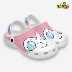 Custom Name Sylveon Pokemon Custom Classic Crocs - Image 3