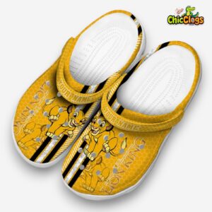 Custom Name The Lion King Contrasting Stripes 3D Printed Classic Crocs Shoes - Image 2
