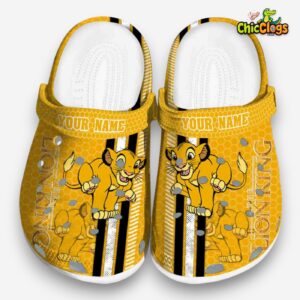 Custom Name The Lion King Contrasting Stripes 3D Printed Classic Crocs Shoes - Image 3