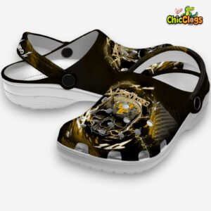 Custom Name The Lion King Gothic Skull Classic Crocs - Image 1