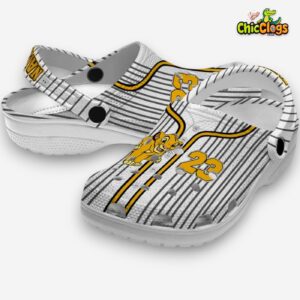 Custom Name The Lion King Pinstripe Pattern 3D Printed Classic Crocs Shoes - Image 1
