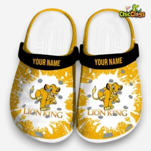 Custom Name The Lion King Splash Art 3D Printed Classic Crocs Shoes - Image 3
