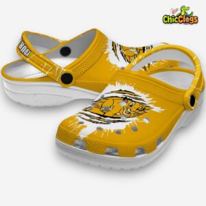 Custom Name The Lion King Splash Motif Background 3D Printed Classic Crocs Shoes - Image 2