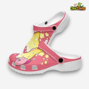 Cute Kirby And Big Star 3D Printed Classic Crocs Shoes - Image 3