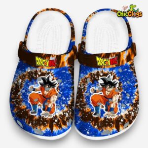 Dragon Ball Radiant Burst Effect 3D Printed Classic Crocs Shoes - Image 3