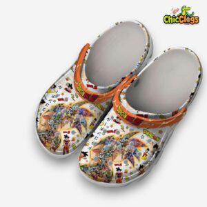 Dragon Ball Z Super Saiyan 3D Printed Classic Crocs Shoes - Image 2