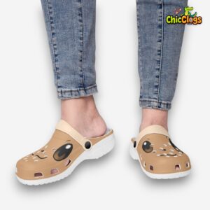 Eevee Pokemon 3D Printed Classic Crocs Shoes - Image 1
