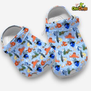 Eye catching & Comfortable Clogs Finding Nemo Blue Clogs - Image 3