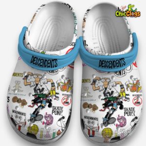Eye catching Descendents Music Classic Crocs Shoes - Image 4