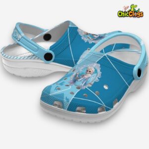 Frozen Geometric Background Unisex Crocs Clog Shoes - Image 2