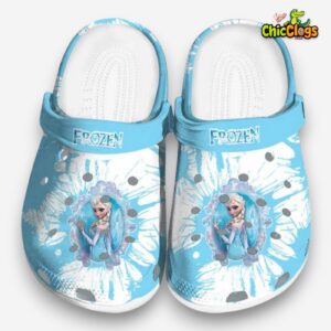 Frozen Splatter Graphics Unisex Crocs - Image 3