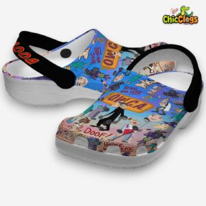 Funny Doof! Phineas And Ferb Cartoon 3D Printed Classic Crocs Shoes - Image 2