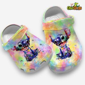 Funny Stitch Colorful Crocs For Kids & Adults, Express Shipping Available - Image 3