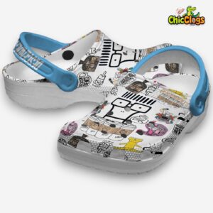 Fuuny Descendents Design Music 3D Printed Classic Crocs Shoes - Image 2