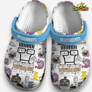 Fuuny Descendents Design Music 3D Printed Classic Crocs Shoes - Image 3