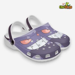 Gengar Pokemon 3D Printed Classic Crocs Shoes - Image 1