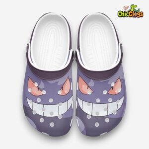 Gengar Pokemon 3D Printed Classic Crocs Shoes - Image 4