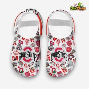 Go Buckeyes Ohio States NCAA Sport Clogs Shoes, Fast Shipping Available - Image 2