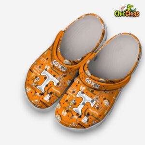 Go Vols Tennessee Volunteers Orange Crocs For Kids & Adults - Image 4