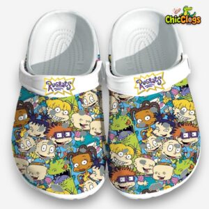 Happy Rugrats Charactors 3D Printed Classic Crocs Shoes - Image 2