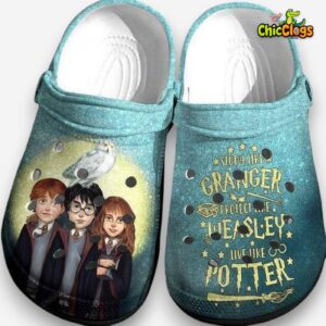 Harry Potter Movie 3D Printed Classic Crocs Shoes, Fast Shipping Available - Image 1
