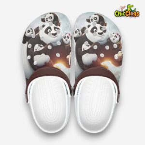 Kung Fu Panda 3D Printed Classic Crocs Shoes - Image 4