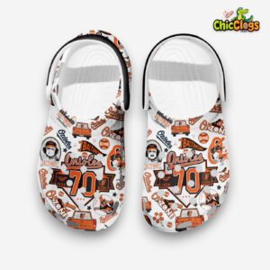 Let's Go Orioles MLB Clogs Shoes For Kids & Adults - Image 2