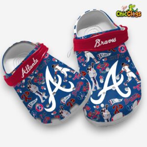 Lightweight & Comfortable Atlanta Braves MLB Baseball Team Clogs - Image 3