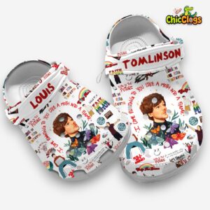 Limited Edition Louis Tomlison Music Clogs, Cute Gift For Fans - Image 3