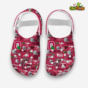 Limited Edition Ohio State Sport Team NCAA Crocs For Kids & Adults - Image 1