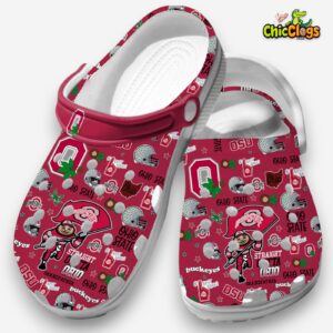 Limited Edition Ohio State Sport Team NCAA Crocs For Kids & Adults - Image 2