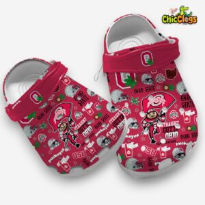 Limited Edition Ohio State Sport Team NCAA Crocs For Kids & Adults - Image 3