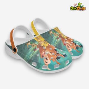 Lion King Pumbaa And Simba 3D Printed Classic Crocs Shoes - Image 2