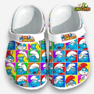 List Of Charactors The Smurfs 3D Printed Classic Crocs Shoes - Image 2