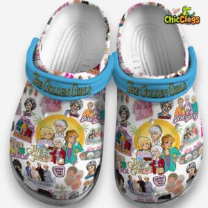 Lovely Design The Golden Girls Movie 3D Printed Classic Crocs Shoes - Image 3