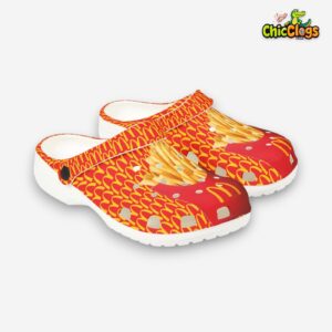 Mc Donalds Fries 3D Printed Classic Crocs Shoes - Image 2
