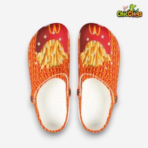 Mc Donalds Fries 3D Printed Classic Crocs Shoes - Image 4