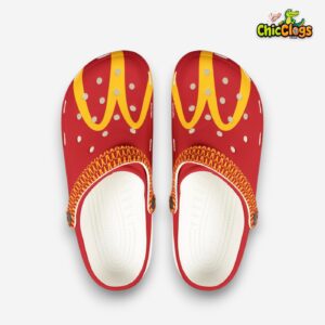 Mc Donalds Logo Red And Yellow Classic Crocs - Image 4