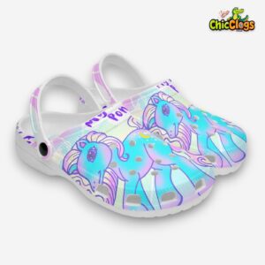 My Little Pony Unique Gradient Color 3D Printed Classic Crocs Shoes - Image 3