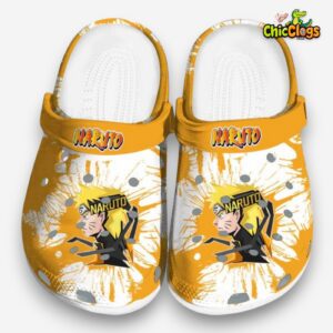 Naruto Splatter Graphics Classic Crocs - Image 3