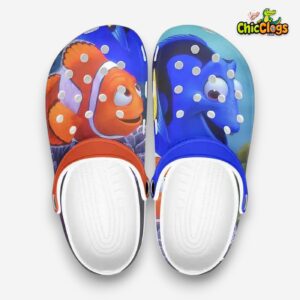 Nemo And Dori Finding The Nemo 3D Printed Classic Crocs Shoes - Image 4