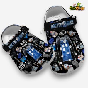 New Design Doctor Who TV Series Crocs For Kids & Adults - Image 3