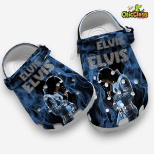 New Design Elvis Presley Music Clogs, Unique Gift For Elvis Fans - Image 3