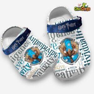 New Design Harry Potter Ravenclaw House Movie Clogs Shoes For Kids & Adults - Image 3
