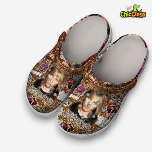 Non slip Tom Petty Music Artist 3D Printed Classic Crocs Shoes - Image 2
