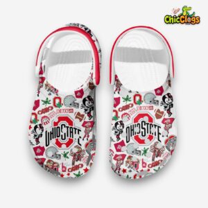Ohio State NCAA Team Sport Crocs For Kids & Adults - Image 1