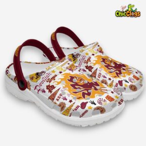 Personalized Arizona State Sun Devils NCAA Sport 3D Printed Classic Crocs Shoes - Image 2