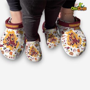 Personalized Arizona State Sun Devils NCAA Sport 3D Printed Classic Crocs Shoes - Image 3